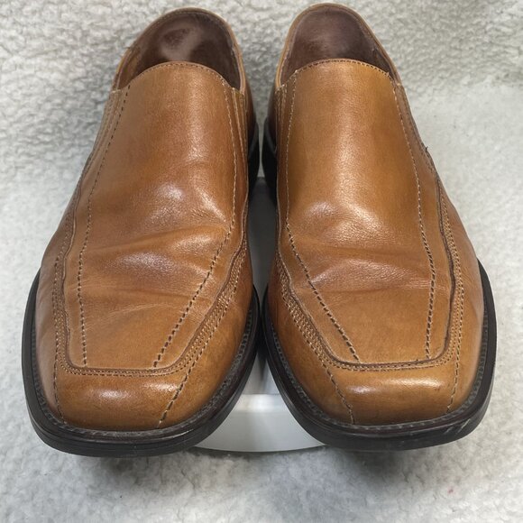 Johnston & Murphy Loafers Mens 11 M Brown Leather Slip On Shoes Model 20-7126 - Picture 4 of 10